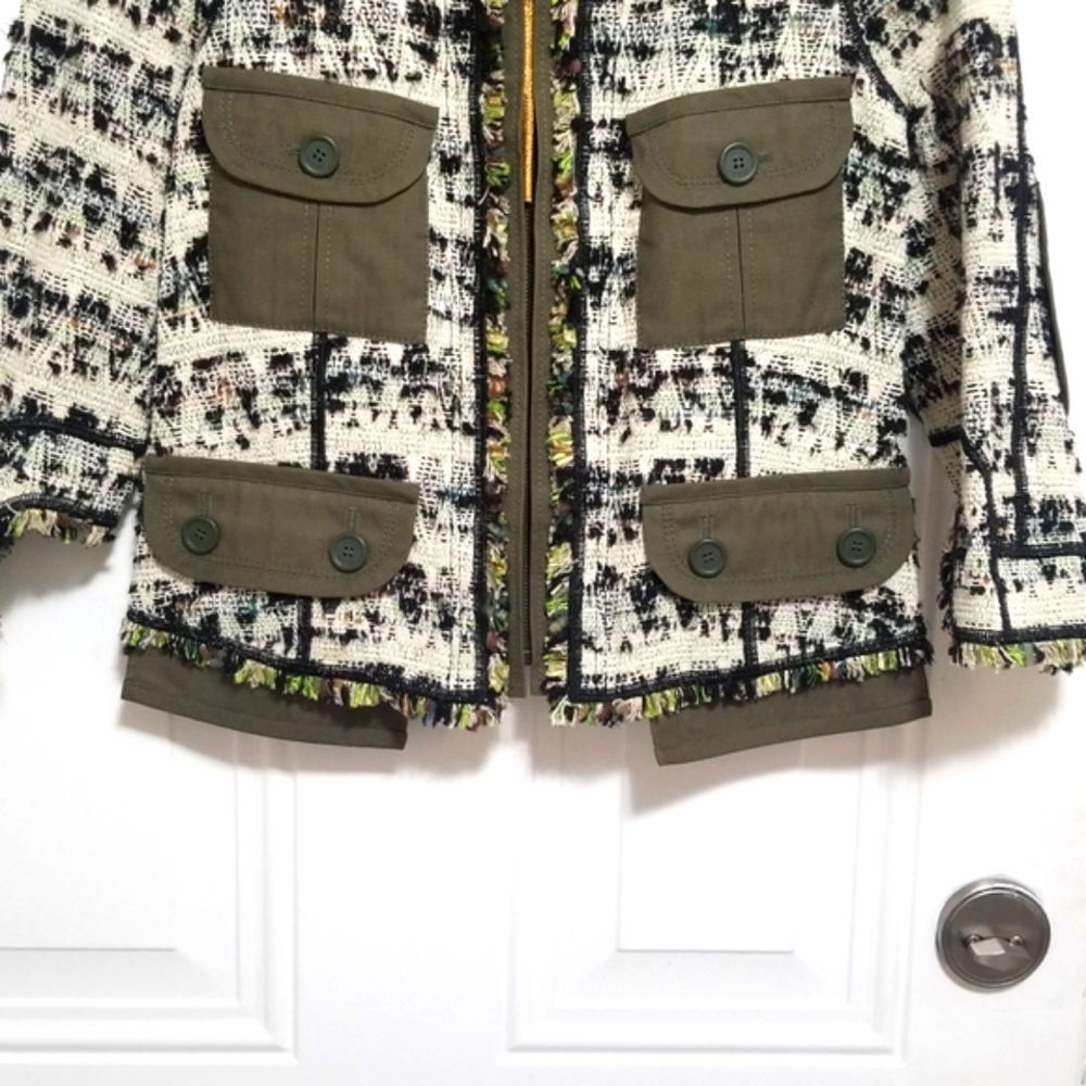 🆕️ Louis Vuitton Tweed Cropped Jacket Runway 2010. Size: 34 IT 0 US. - Picture 11 of 17